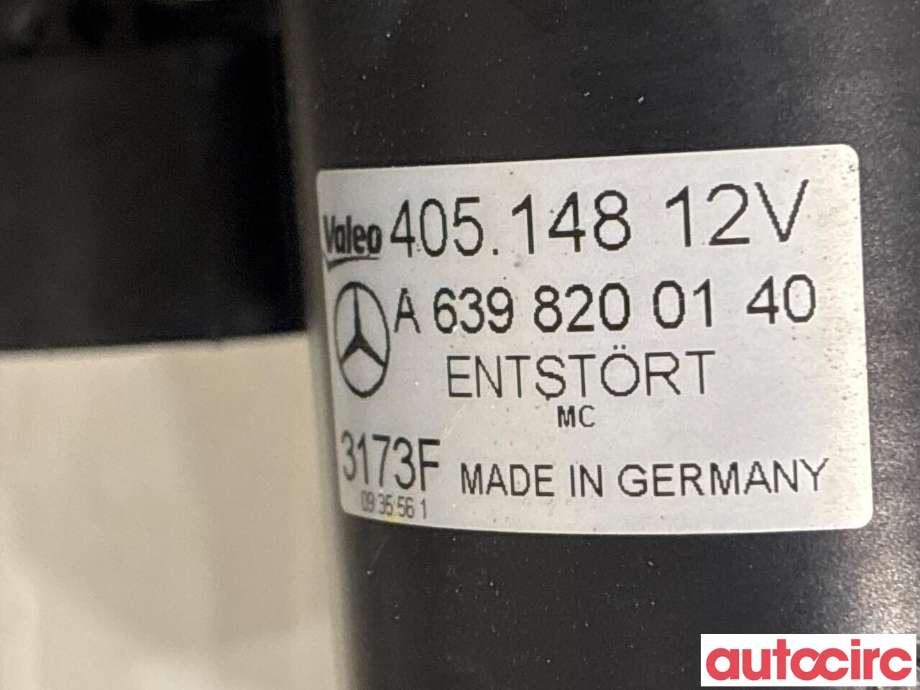 Viskermotor frontrute til Mercedes Vito/Viano 2010-2014 (Fase 2) (W639) (W639) (MERCEDES|A6398200140)