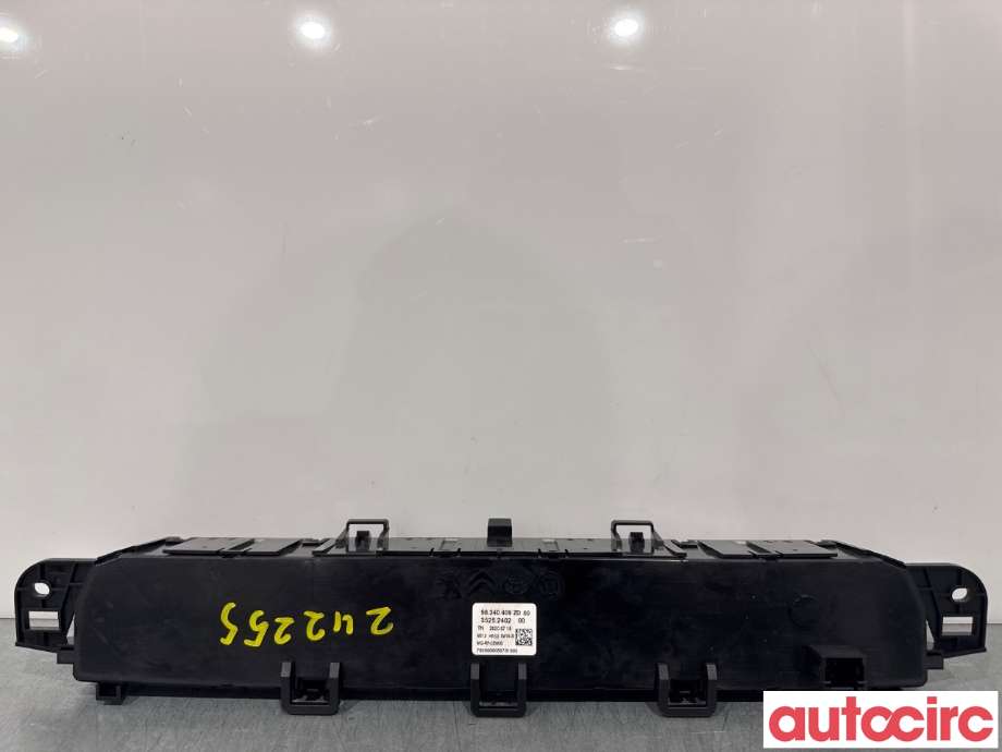 Varmeapparat betjening til Peugeot Partner 2019-->> (Type III)  (PEUGEOT|98075413ZD|35252402|98340409ZD)