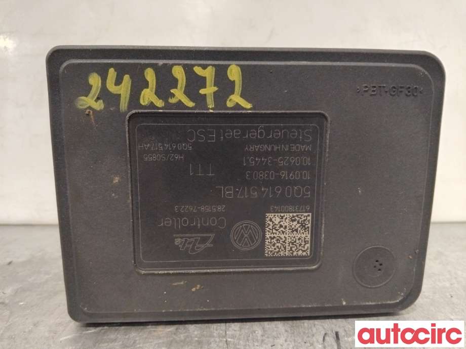ABS sentral til VW e-Golf 2017-2020 (Fase 2)  (VOLKSWAGEN|5Q0614517DB|100916-03803|5Q0614517BL)