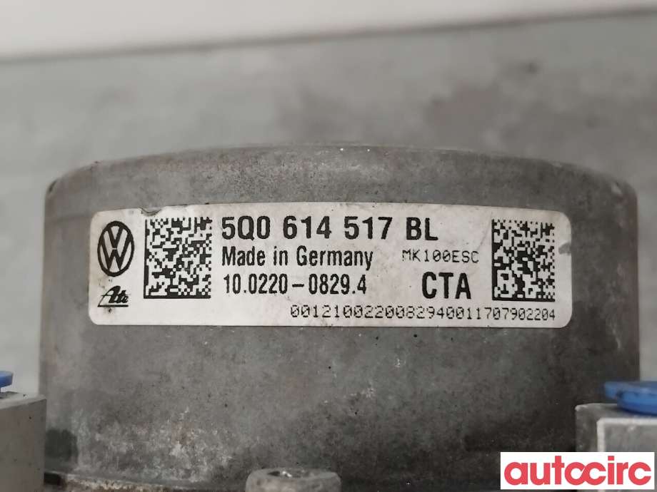 ABS sentral til VW e-Golf 2017-2020 (Fase 2)  (VOLKSWAGEN|5Q0614517DB|100916-03803|5Q0614517BL)