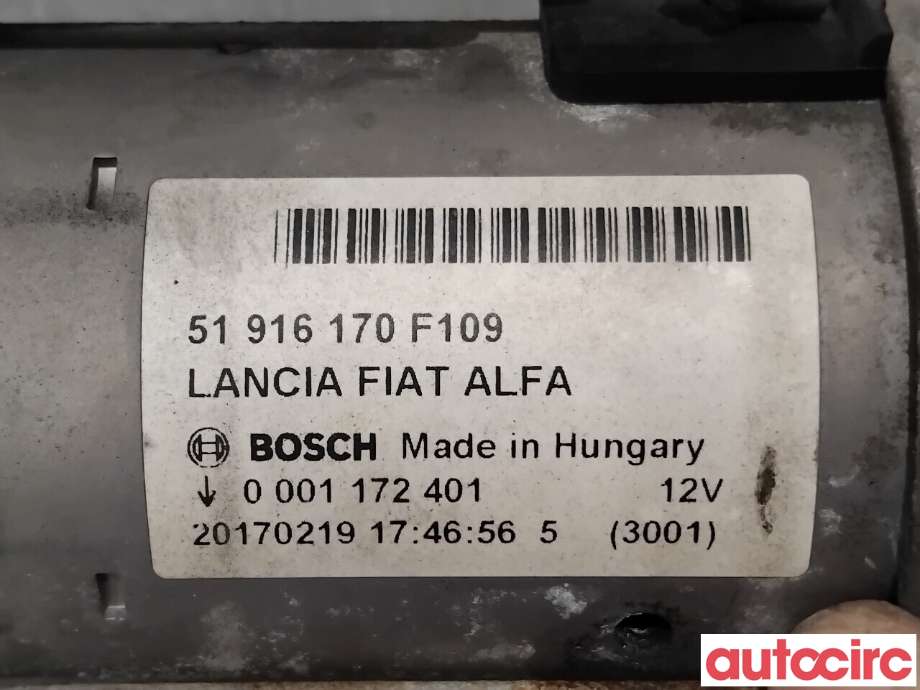 Starter diesel til Opel Combo D 2012-2018  (OPEL|95522393|0001172401|51916170)