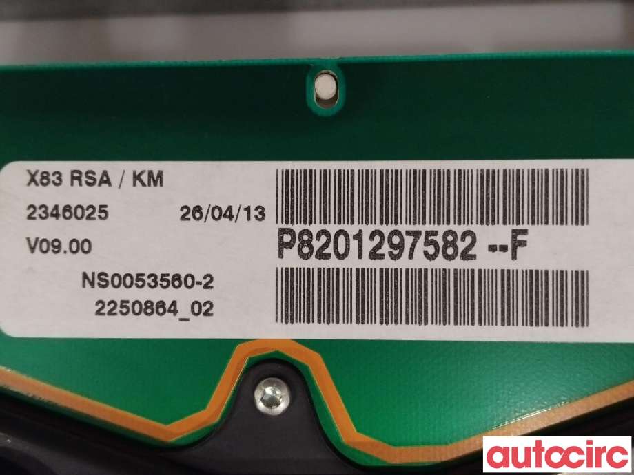 Instrumentpanel til Nissan Primastar 2006-2014 (NISSAN|2481000Q3D|P8201297582F)