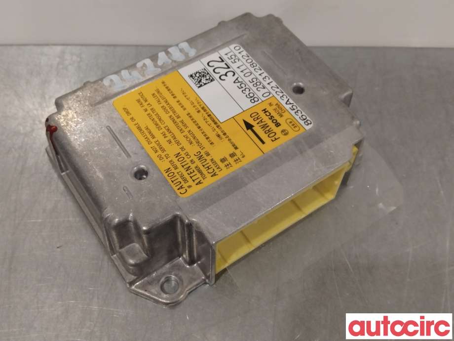 Airbag elektronikk til Peugeot 4008 2012-2017  (PEUGEOT|1611316280|8635A322)