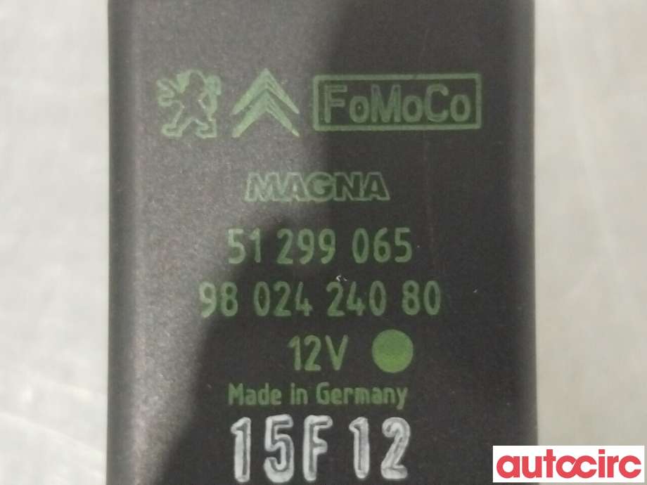 Rele gløde til Peugeot 4008 2012-2017  (PEUGEOT|9802424080)
