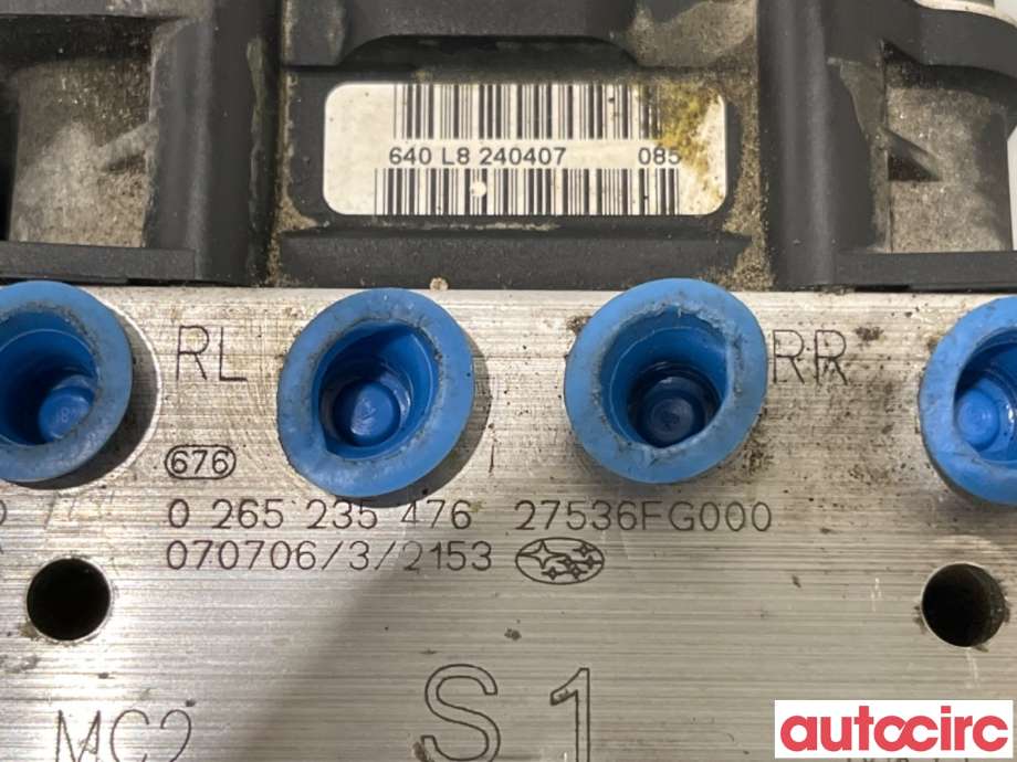 ABS sentral til Subaru Impreza 2008-2012 (Type III)  (SUBARU|27596FG000|0265235476|27596FG001)