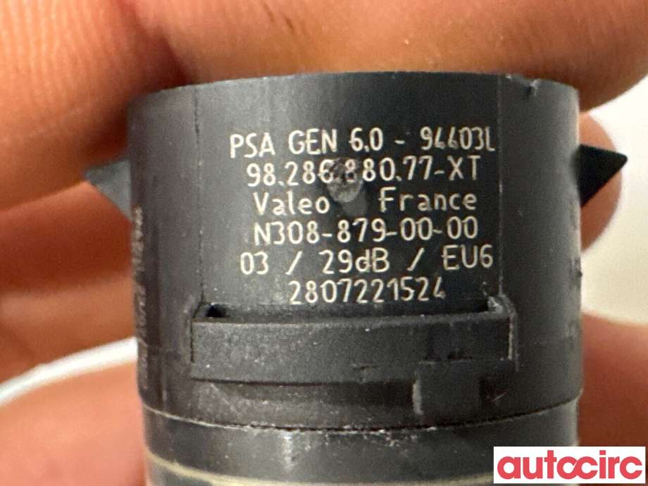 Parkeringssensor foran til Peugeot 208 2019-->> (Type II) (PEUGEOT|1648388980|N308-879-00-00|9828688077)