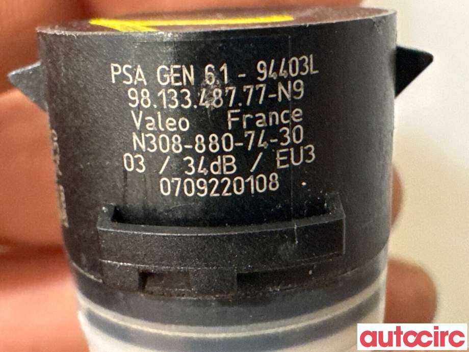 Parkeringssensor foran til Peugeot 208 2019-->> (Type II)  (PEUGEOT|1633559680|N308-880-74-30|9813348777)