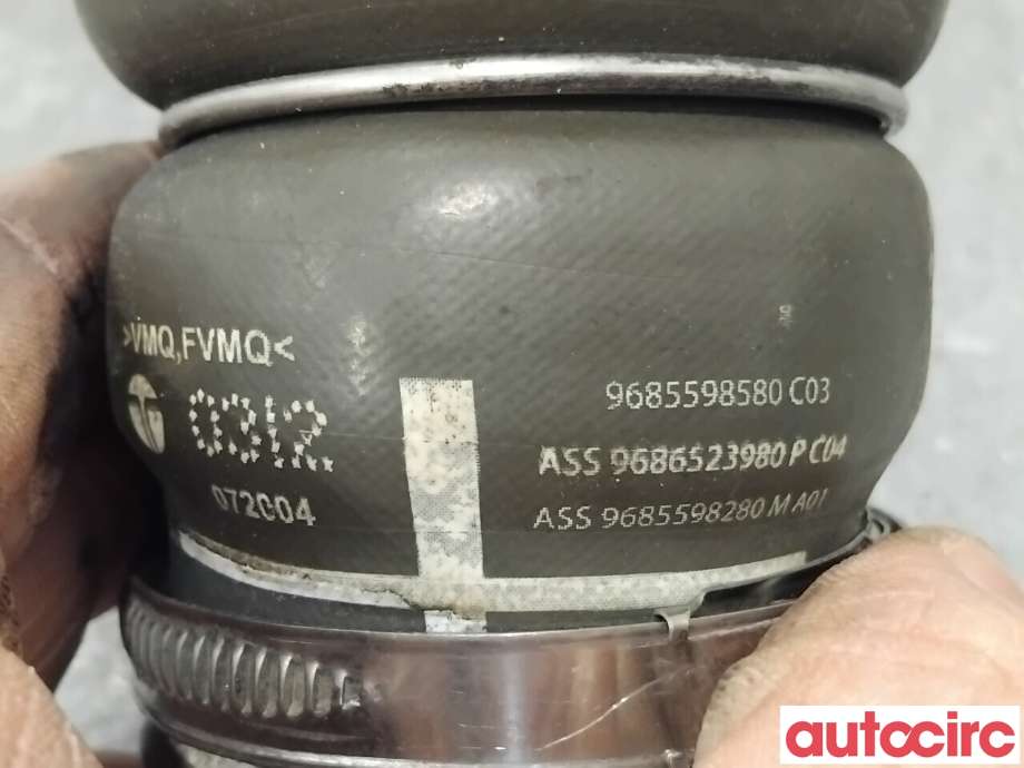 Turbo rør til Peugeot 508 2011-2014 (Type I, Fase 1) (PEUGEOT|0382PJ||9685598580)