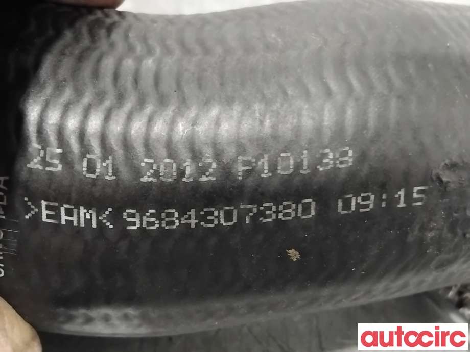 Turbo rør til Peugeot 508 2011-2014 (Type I, Fase 1) (PEUGEOT|0382NL||9684307380)