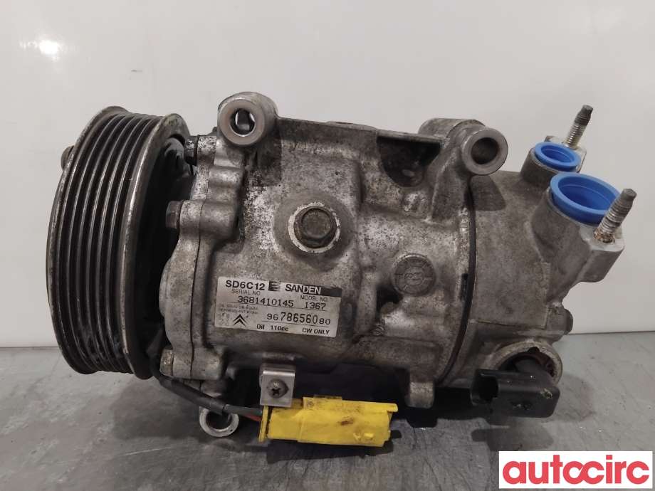 Aircondition kompressor til Peugeot 508 2011-2014 (Type I, Fase 1)  (PEUGEOT|648709|SD6C121367|1671553680)