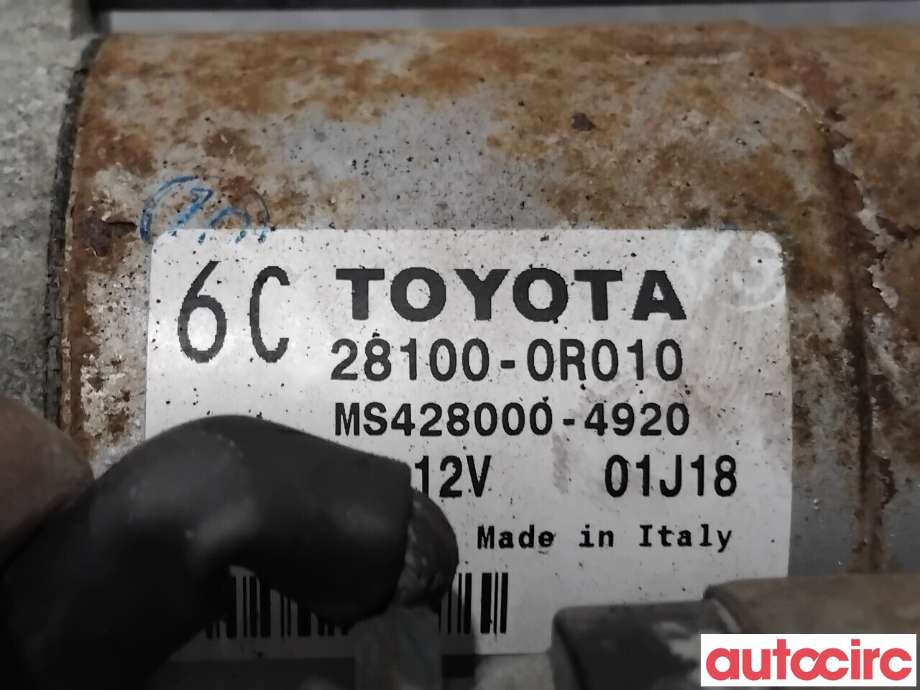 Starter diesel til Toyota Verso 2004-2009 (Type II)  (TOYOTA|281000R010|MS428000-4920|28100-0R010)