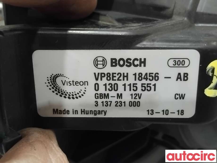 Varmeapparat motor til Ford Fiesta 2013-2017 (Type VI, Fase 2)  (FORD|1790329|0130115551|8E2H18456-AB)