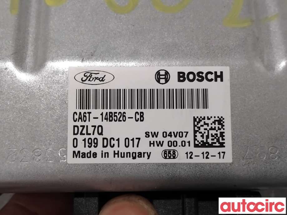 Styreenhet sete til Ford Fiesta 2013-2017 (Type VI, Fase 2)  (FORD|1907281|0199DC1017|CA6T-14B526-CB)