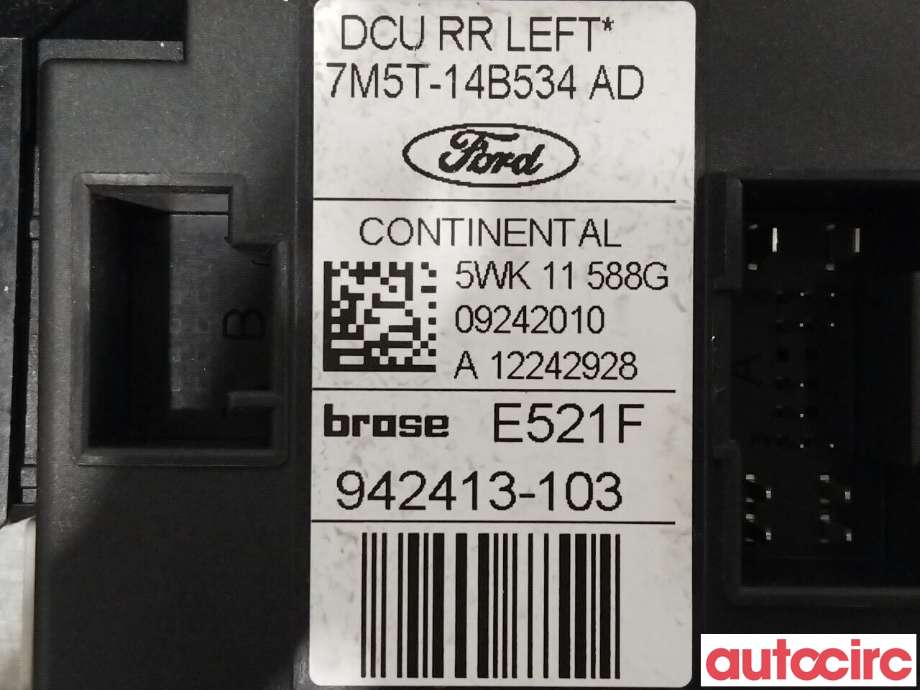 Ruteheis venstre bak til Ford Kuga 2008-2012 (Type I)  (FORD|1767046|7M5T-14B534-AD)