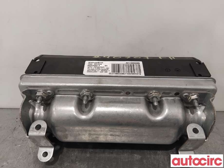 Airbag passasjer til Mercedes E-Klasse 2006-2009 (Fase 2) (W211) (W211) (MERCEDES|A2118603305|30349566A)