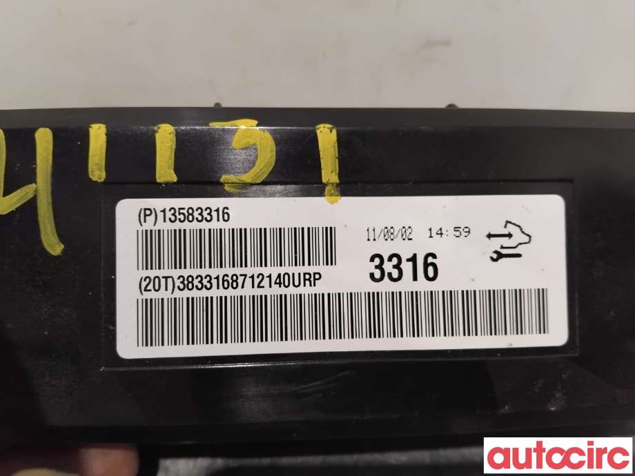 Styreenhet klima/aircondition til Opel Insignia A 2009-2014  (OPEL|13583316||13591314)
