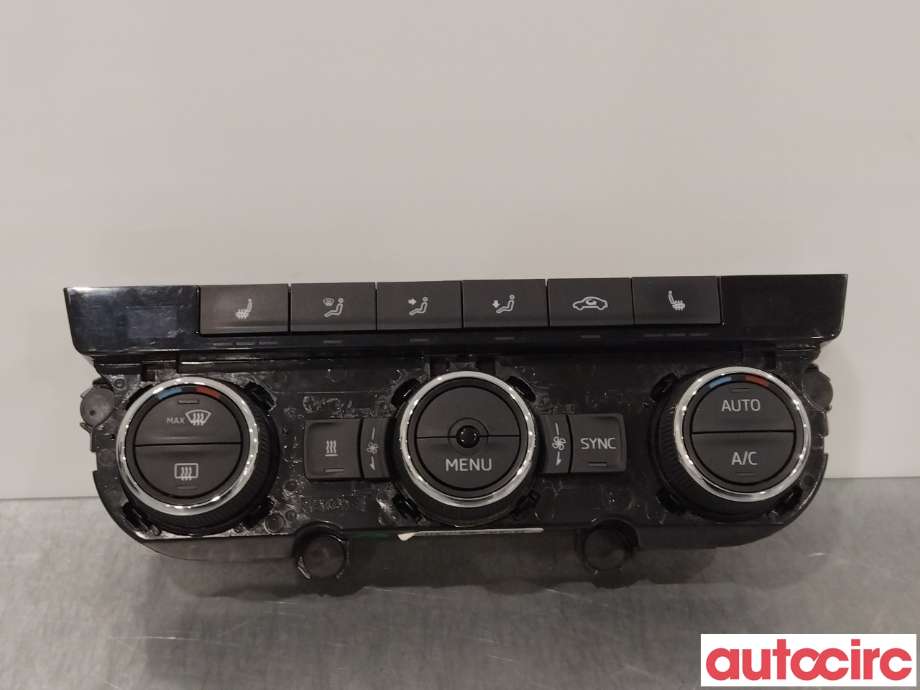 Varmeapparat betjening til Škoda Octavia, 2013-2016 (Type III, Fase 1)  (SKODA|5E0907044S)