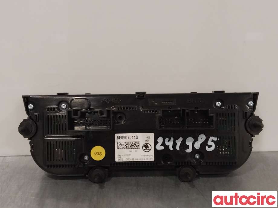 Varmeapparat betjening til Škoda Octavia 2013-2016 (Type III, Fase 1)  (SKODA|5E0907044S|)