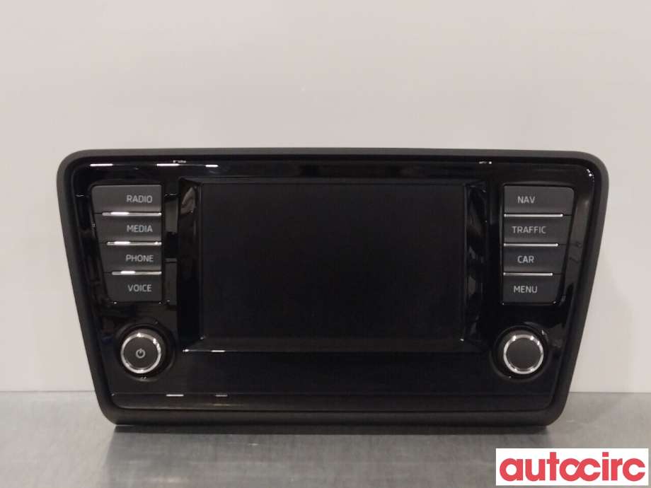 Multimedia display (MCU - Media Controller Unit) til Škoda Octavia, 2013-2016 (Type III, Fase 1)  (SKODA|5E0919605J)