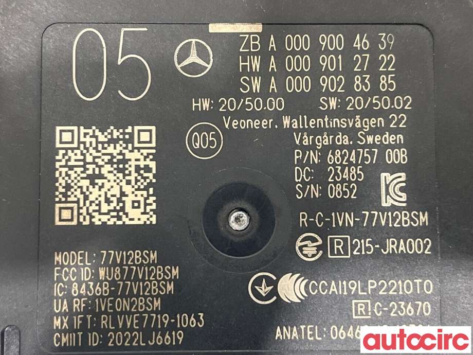 Sensor radar til Mercedes EQA 2021-->>  (MERCEDES|A0009004639)
