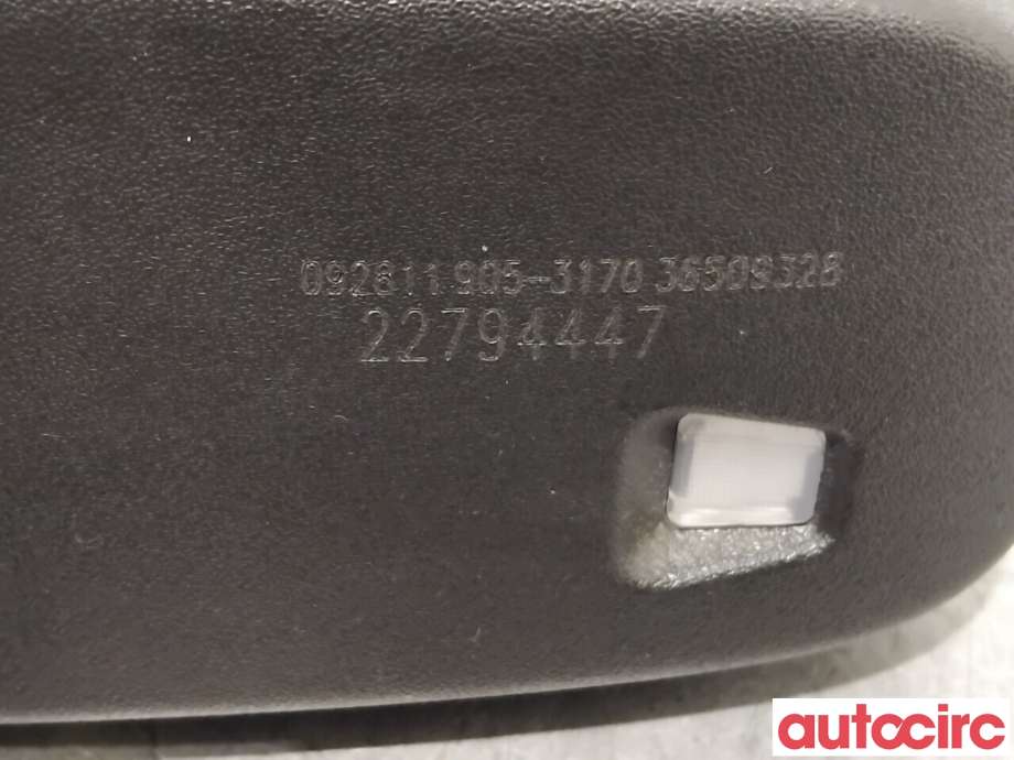 Speil innvendig til Opel Insignia A 2009-2014  (OPEL|13369365|905-3170|22794447)