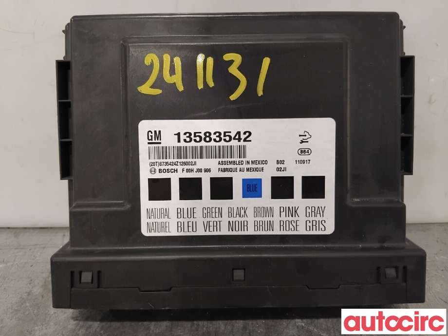 Styreenhet diverse til Opel Insignia A 2009-2014 (OPEL|13586043|F00HJ00906|13583542)