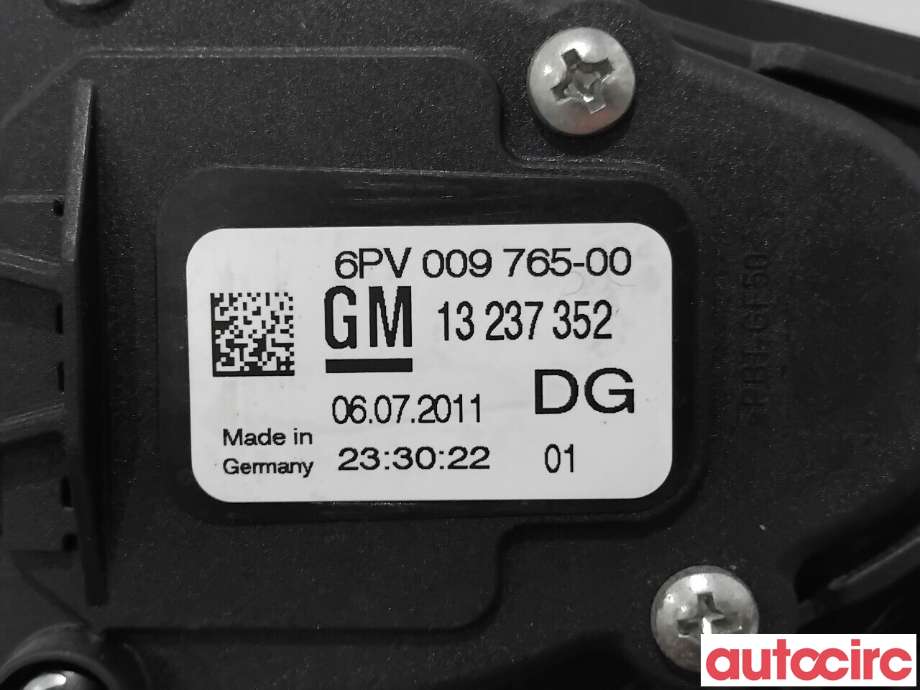Pedal gass til Opel Insignia A 2009-2014  (OPEL|13237352|6PV009765-00)