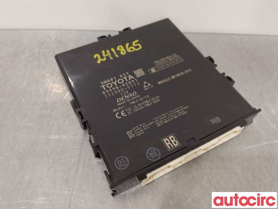 Styreenhet nøkkelfri/keyless til Toyota RAV4 2016-2019 (Type IV, Fase 2)  (TOYOTA|8999042091)