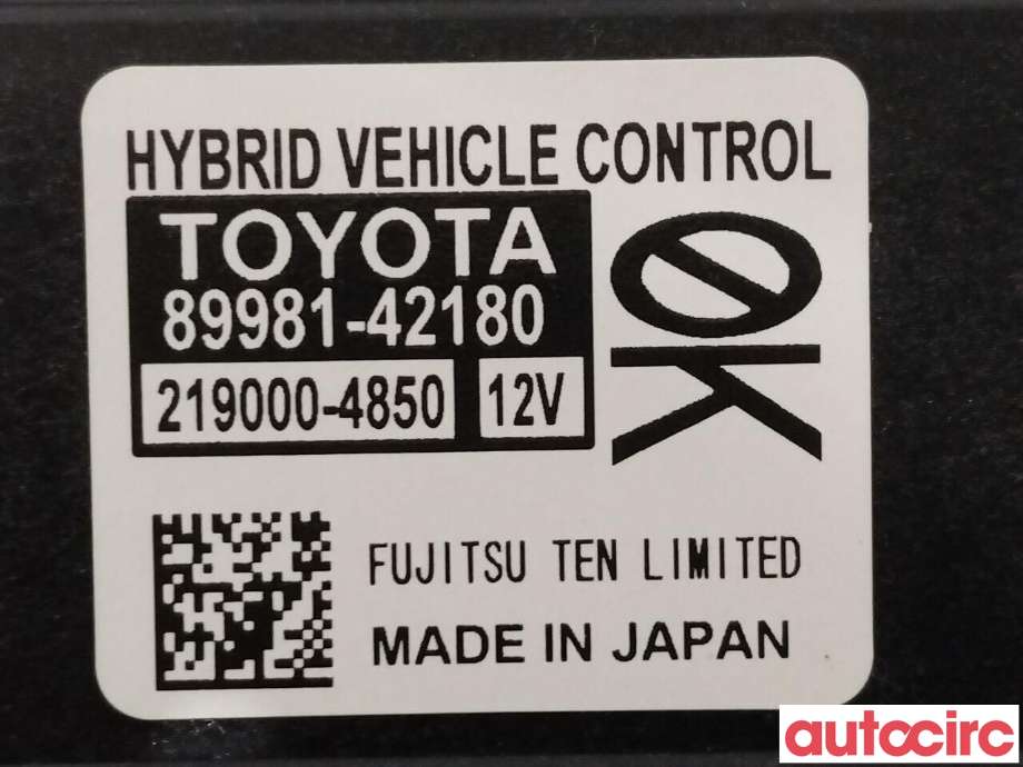 Styreenhet comfort (BCM) til Toyota RAV4 2016-2019 (Type IV, Fase 2)  (TOYOTA|8998142180)