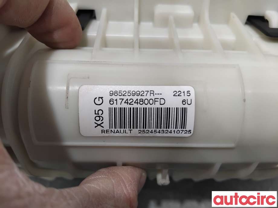 Airbag passasjer til Renault Scenic 2009-2016 (Type III) (RENAULT|955154961R||985259927R)