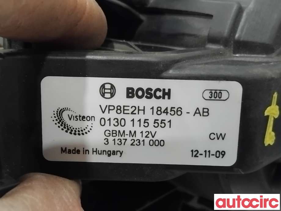 Varmeapparat motor til Ford Fiesta 2013-2017 (Type VI, Fase 2)  (FORD|1790329|0130115551|8E2H18456-AB)