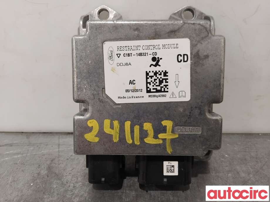 Airbag elektronikk til Ford Fiesta, 2013-2017 (Type VI, Fase 2)  (FORD|1879646)