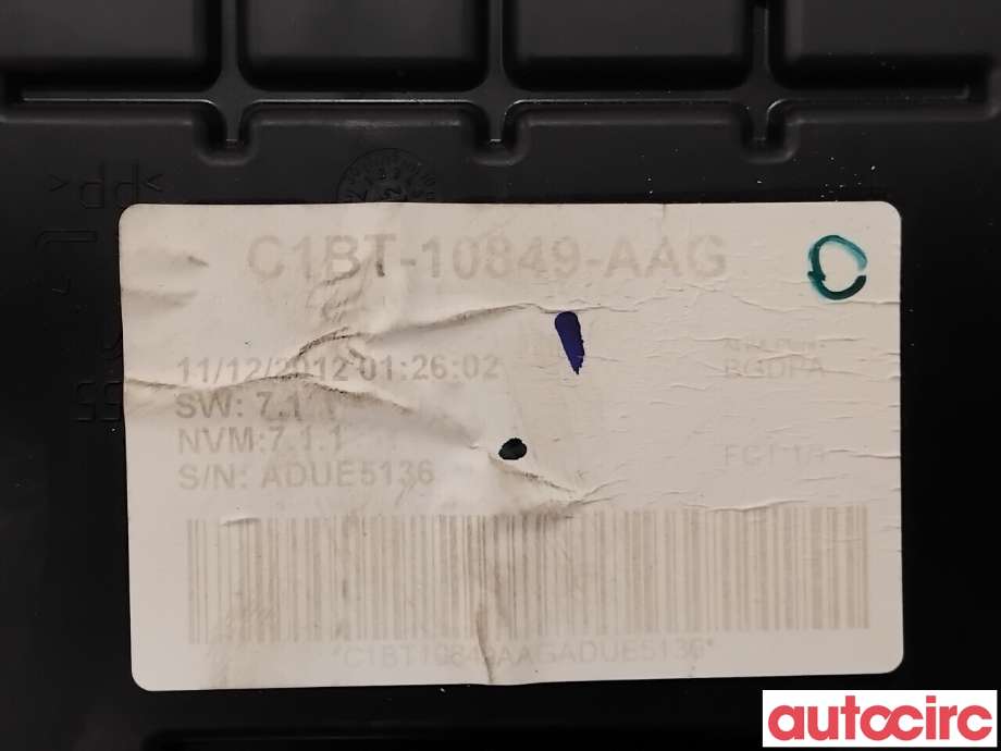 Instrumentpanel til Ford Fiesta 2013-2017 (Type VI, Fase 2)  (FORD|2086524||C1BT-10849-AAG)
