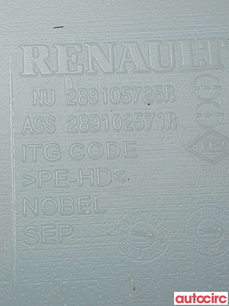 Spylertank til Renault Zoe 2013-2019 (Fase 1)  (RENAULT|289103347R||289102571R)