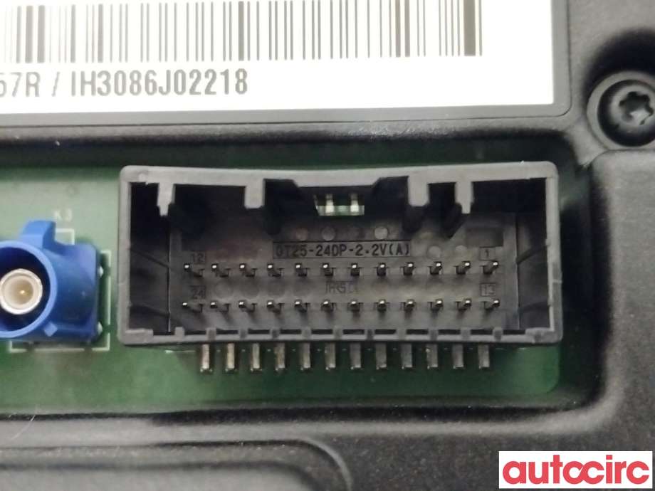 Multimedia display (MCU - Media Controller Unit) til Renault Zoe 2013-2019 (Fase 1)  (RENAULT|259150869R|259158357R)