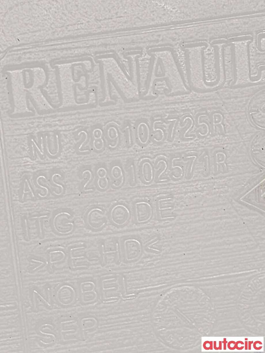 Spylertank til Renault Zoe 2013-2019 (Fase 1)  (RENAULT|289103347R||289102571R)