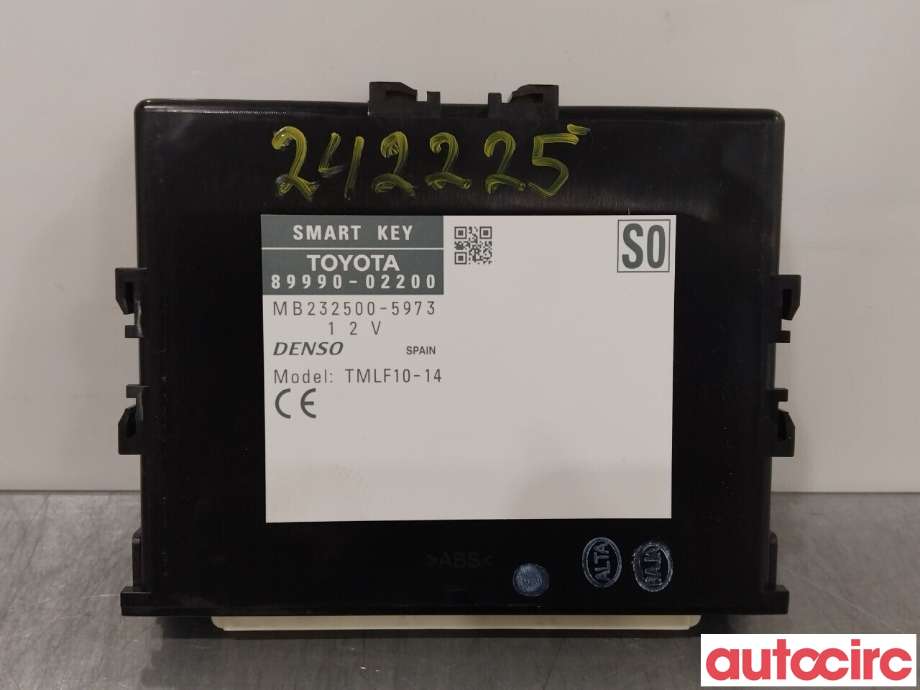 Styreenhet nøkkelfri/keyless til Toyota Auris, 2013-2015 (Type II, Fase 1)  (TOYOTA|8999002200)