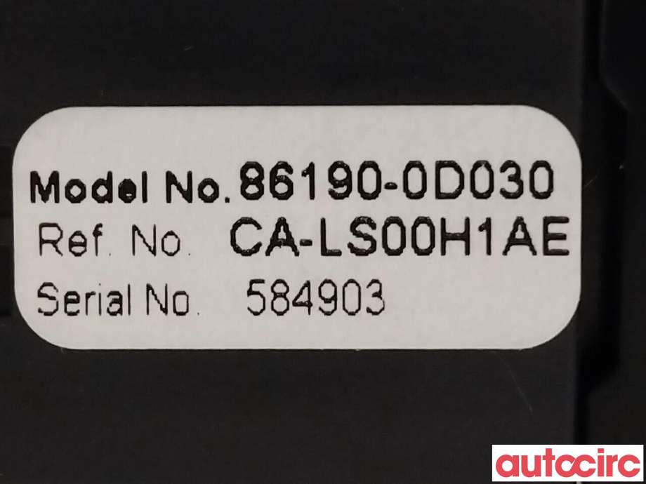 Diverse deler til Toyota Auris 2013-2015 (Type II, Fase 1)  (TOYOTA|861900D030)
