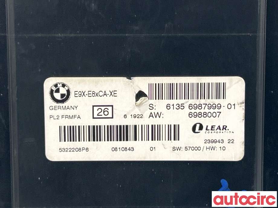 Styreenhet diverse til BMW 3-Serie 2005-2011 (E90/E91/E92/E93) (E90/E91/E92/E93) (BMW|61359128184||61356987999)