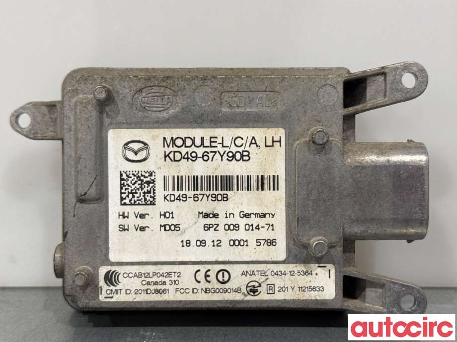 Sensor radar til Mazda CX-5 2012-2017 (Type I) (MAZDA|KD49-67-Y90B||KD49-67Y90B)
