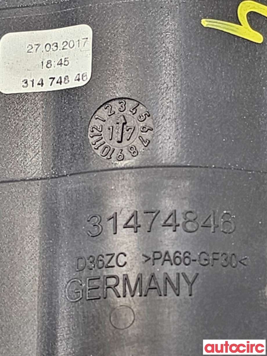 Turbo rør til Volvo V90 / V90 CC / S90 2016-->>  (VOLVO|31474846|)