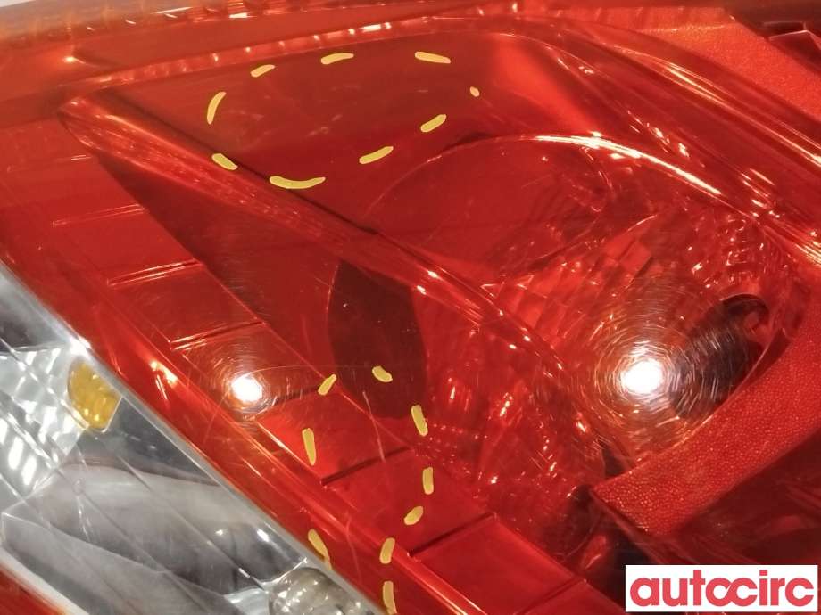 Baklykt høyre til Ford Fiesta 2008-2012 (Type VI, Fase 1)  (FORD|1709552|8A61-13A602-AB)