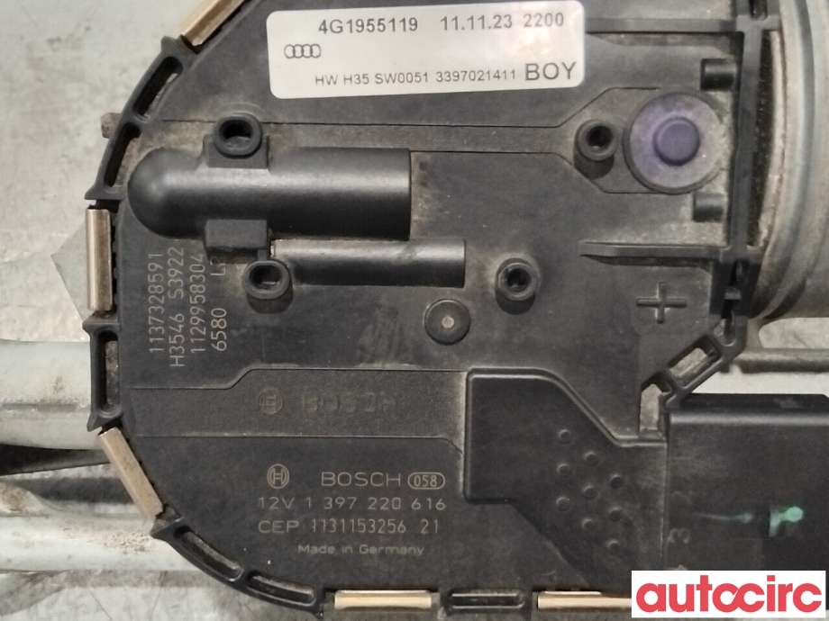 Viskermotor frontrute til Audi A6 2011-2014 (Type IV, Fase 1) (C7) (C7) (AUDI|4G1955023A|1397220616|4G1955023C)