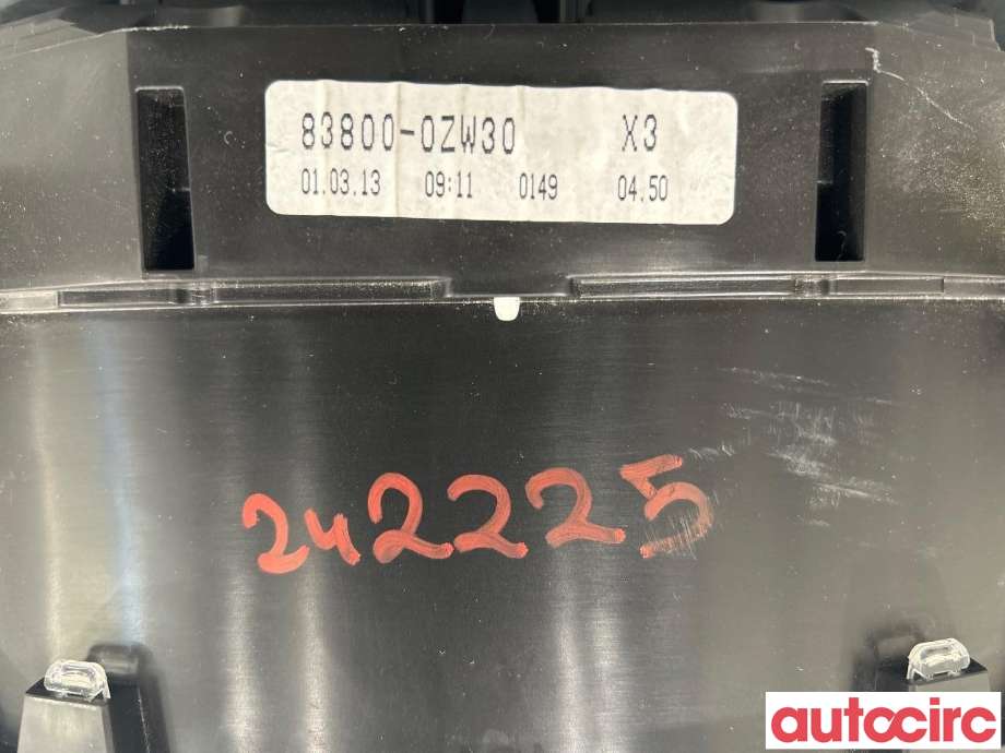 Instrumentpanel til Toyota Auris 2013-2015 (Type II, Fase 1)  (TOYOTA|838000ZW30|)