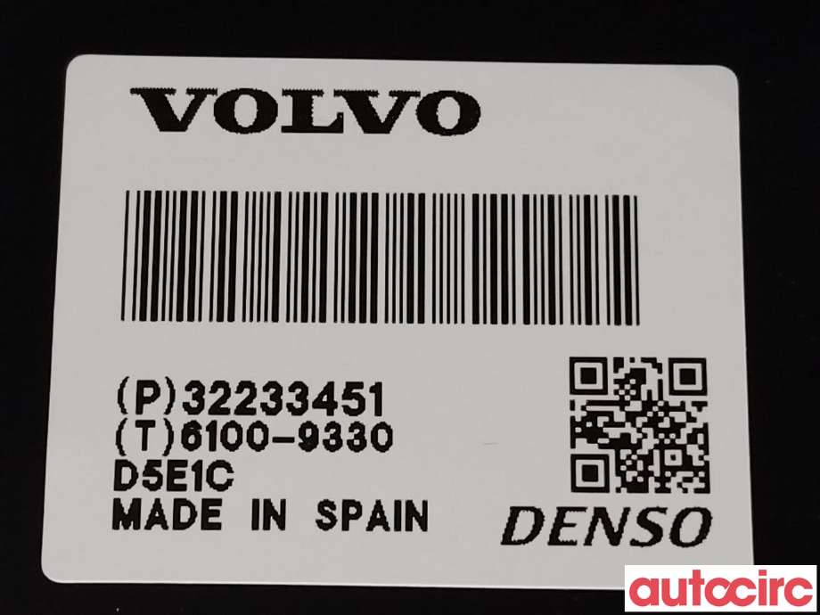 Instrumentpanel til Volvo XC90 2015-2025 (Type II) (VOLVO|36011454|32233451)