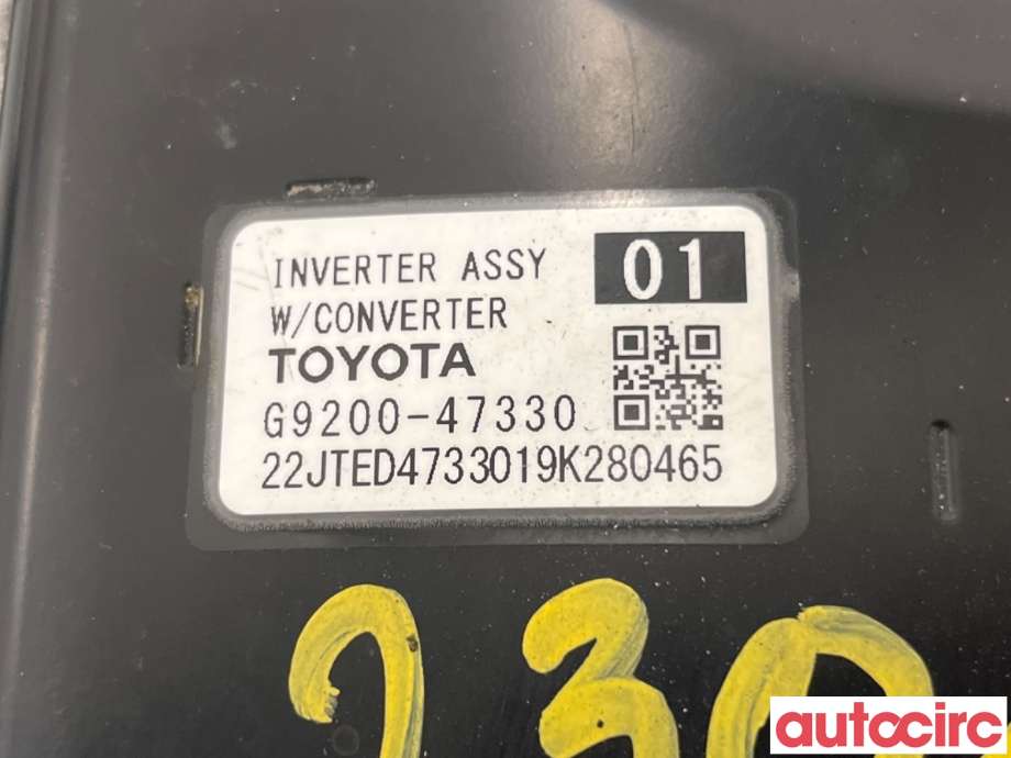 Inverter hybrid til Toyota Corolla 2019-->>  (TOYOTA|G920049135||G9200-47330)