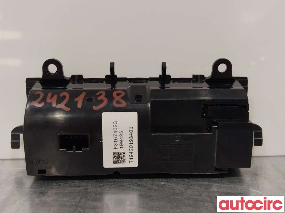 Bryter setevarme til Volvo XC90 2015-2025 (Type II)  (VOLVO|31674023)