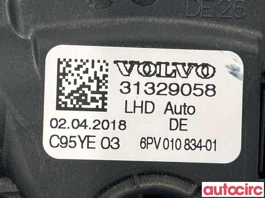 Pedal gass til Volvo V60/V60 CC 2013-2018 (Type I, Fase 2) (VOLVO|31329058)