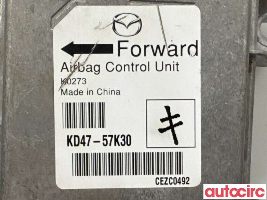 Airbag elektronikk til Mazda CX-5 2012-2017 (Type I) (MAZDA|KD47-57-K30||KD47-57K30)