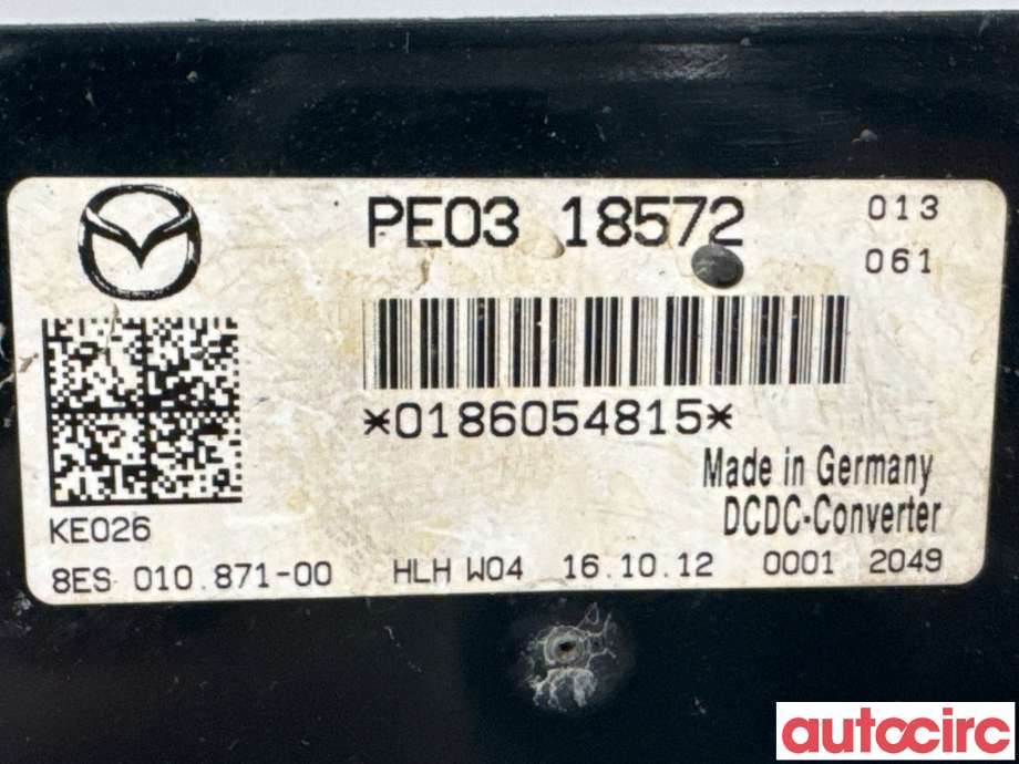 Styreenhet diverse til Mazda CX-5 2012-2017 (Type I)  (MAZDA|P5E1-18-572|8ES010871-00|PE03-18572)